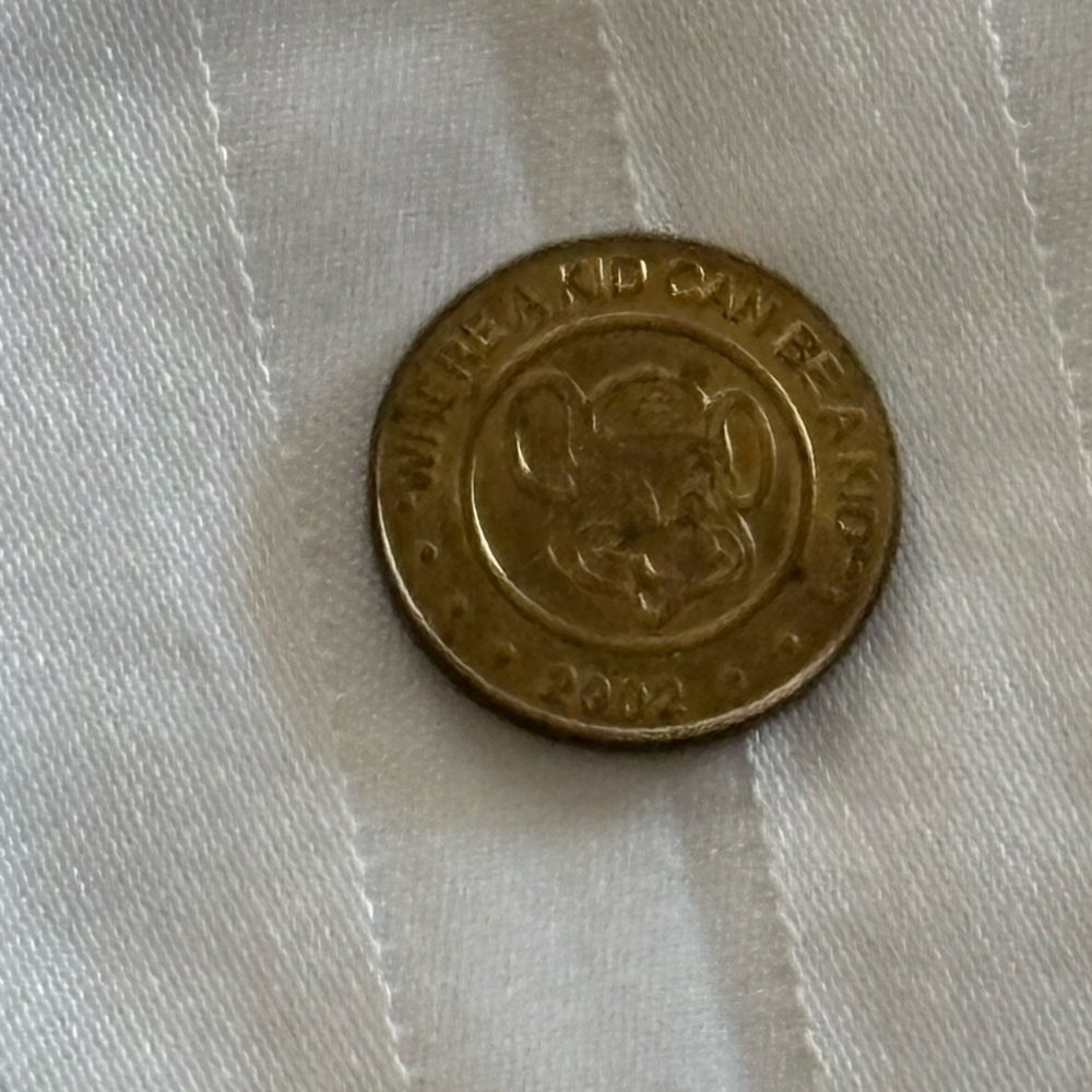2002 Vintage Chuck E. Cheese Token (Good Condition)